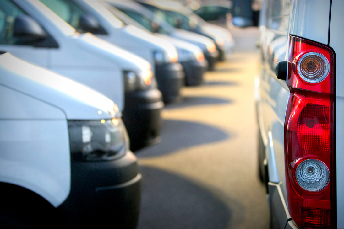 Large group of Vans / Transporters